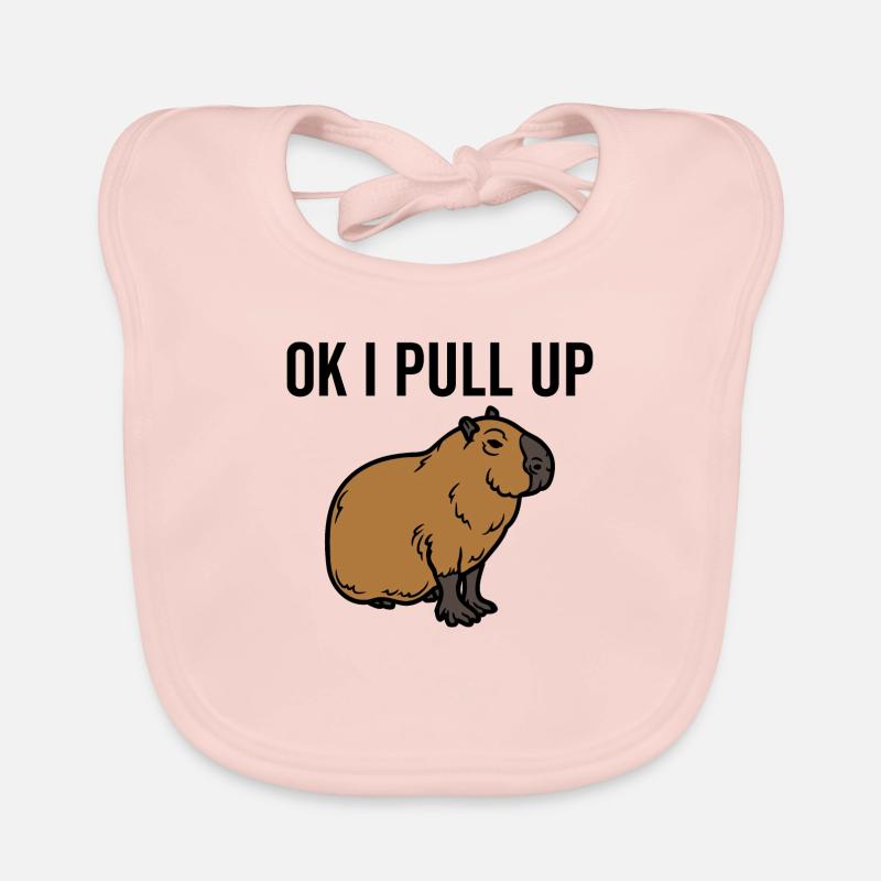 Ok I Pull Up Organic Baby Bibs