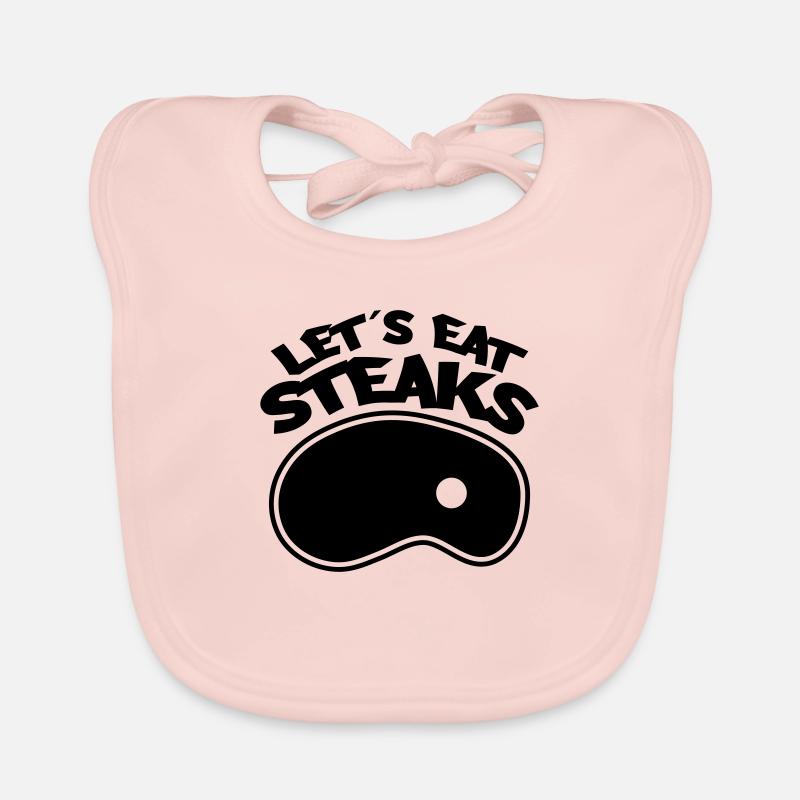steaks permet de manger 1 Bavoir bio Bébé