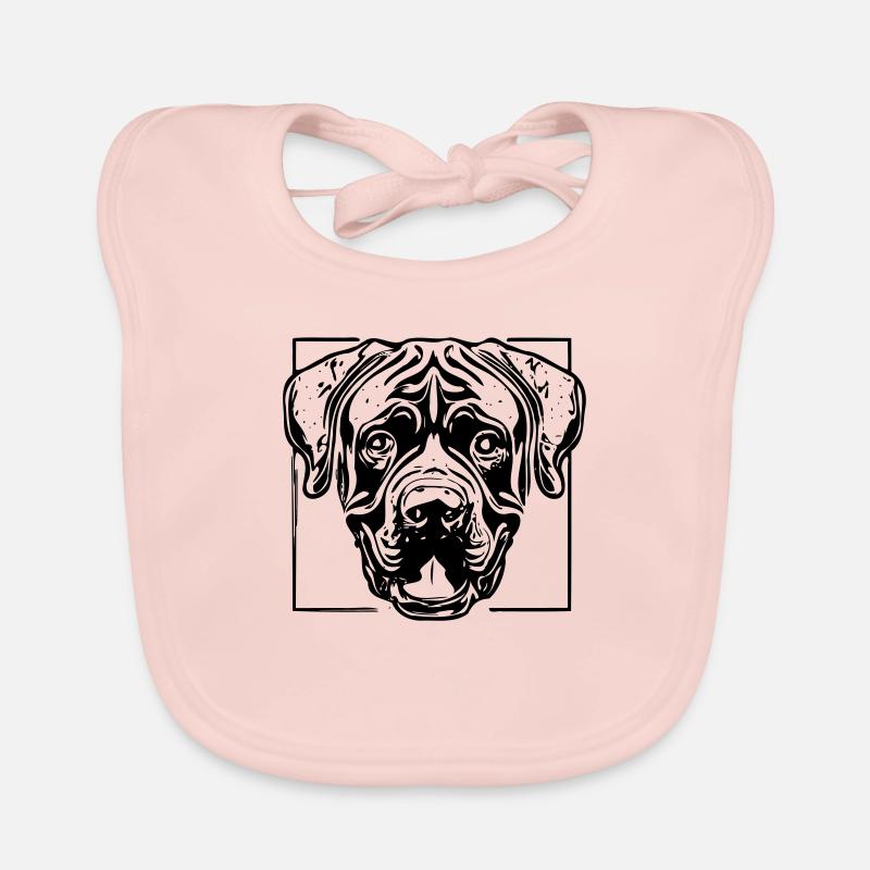 cane corso Organic Baby Bibs