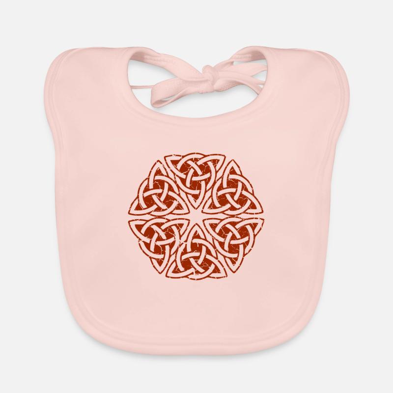 Mandala celtique Bavoir bio Bébé