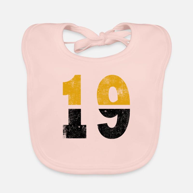 Number 19 Organic Baby Bibs