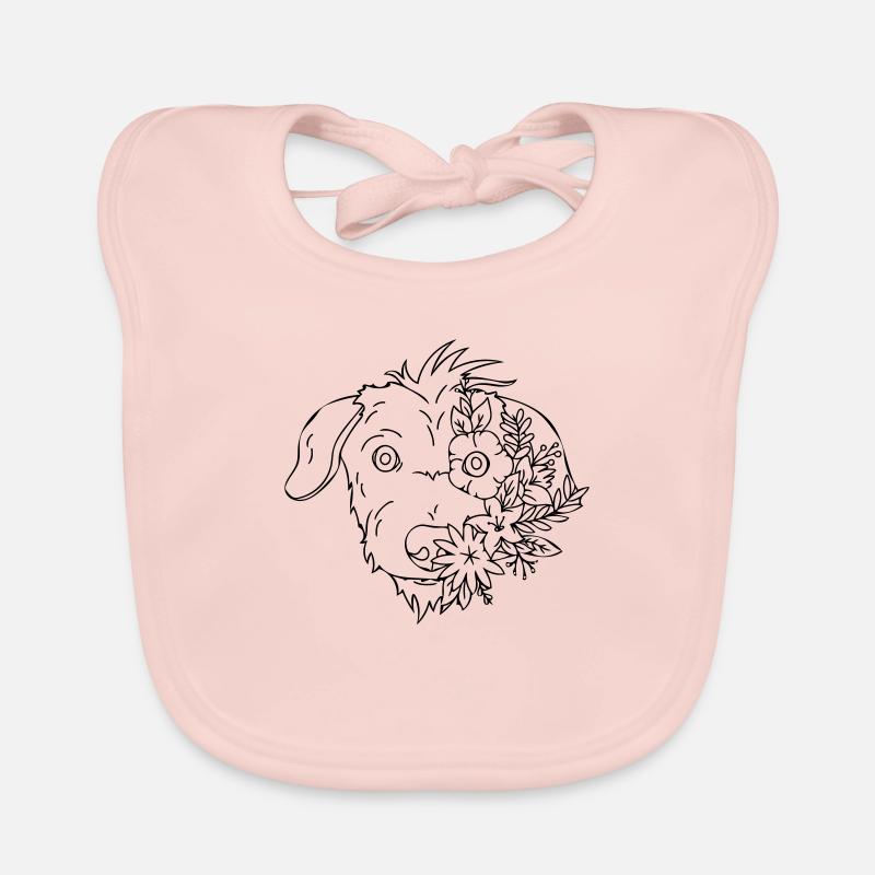 dog Organic Baby Bibs