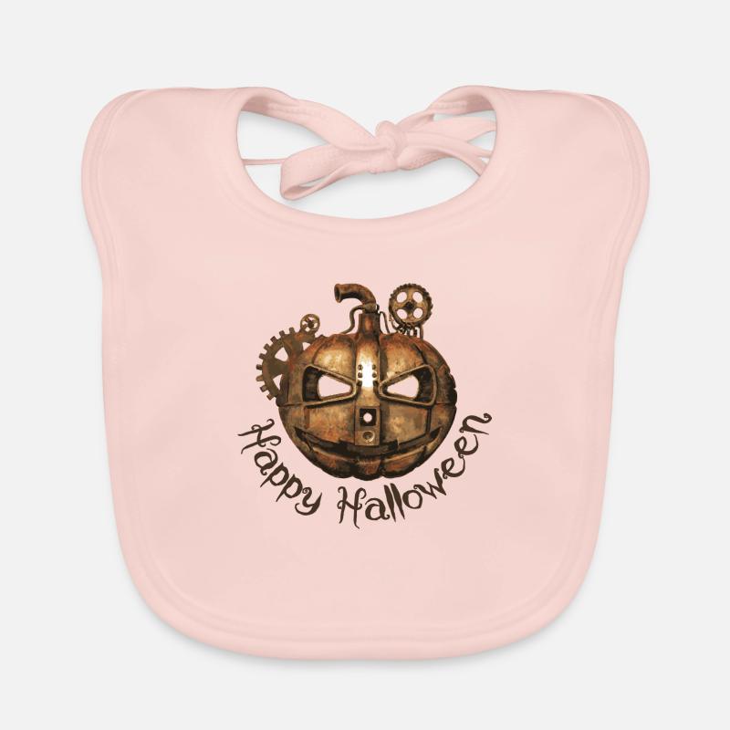 Joyeux halloween Bavoir bio Bébé