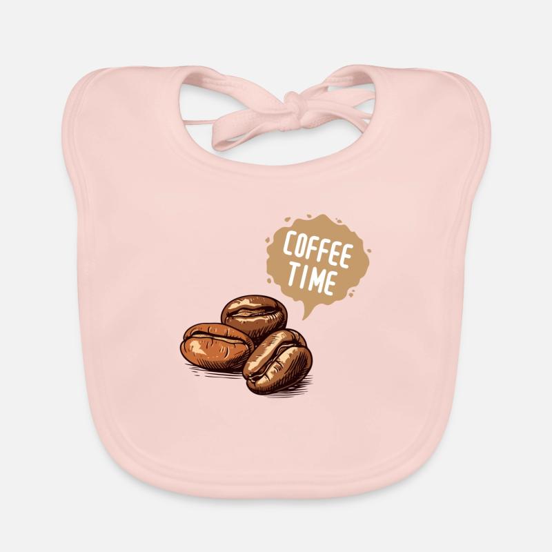Coffee Time, Kaffee, Time for a Coffee Baby Bio-Lätzchen