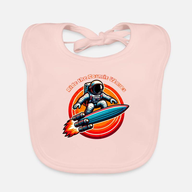 Surfing the Solar Winds Tee Baby Bio-Lätzchen