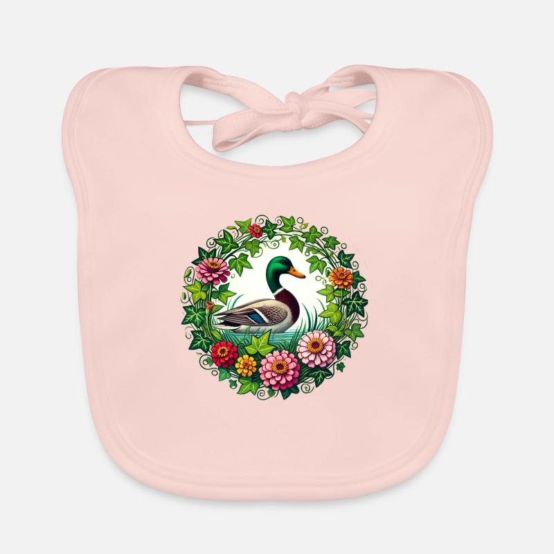 Mallard Duck Organic Baby Bibs