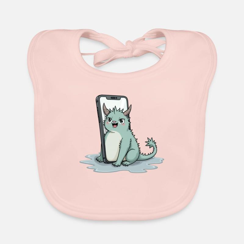 cute mythical creature fred on iPhone Baby Bio-Lätzchen