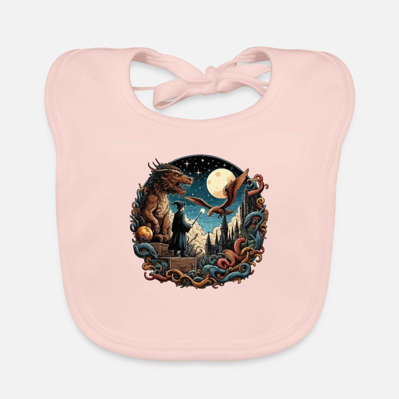Sorcerer's apprentice Organic Baby Bibs