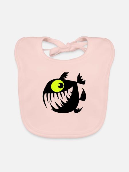 Merry Perry - Organic Baby Bibs - rose - Front
