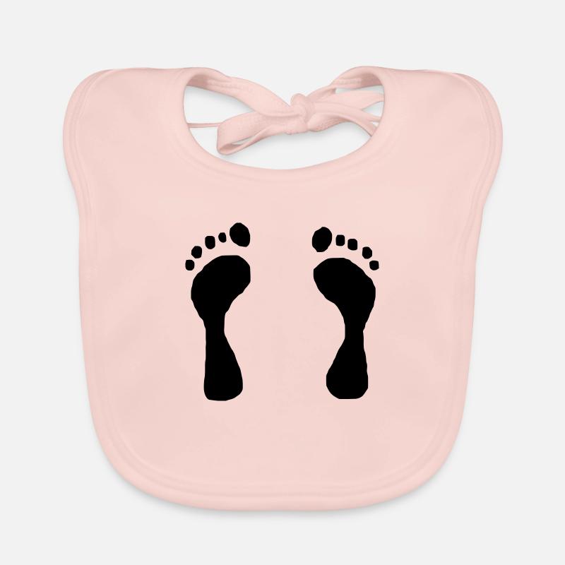 * Footprints * Organic Baby Bibs