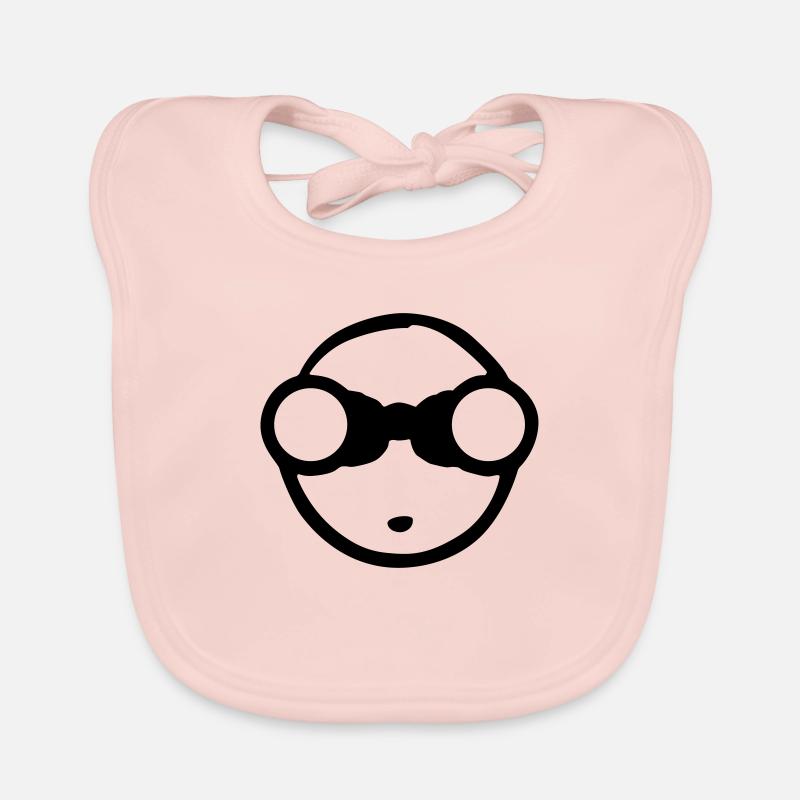 Peeper Original - Baby Bio-Lätzchen - Rose