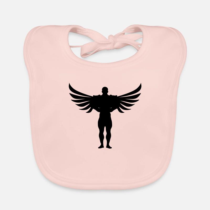 Engel superheld Baby Bio-Lätzchen