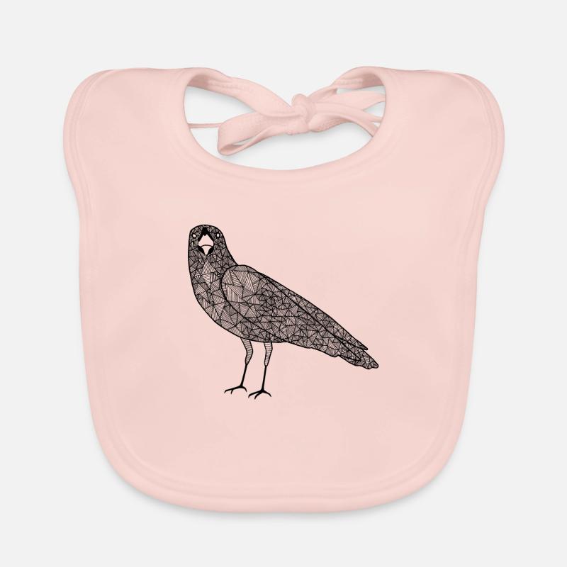 Die Krähe Baby Bio-Lätzchen