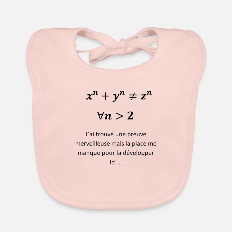 fermat - Baby Bio-Lätzchen - Rose