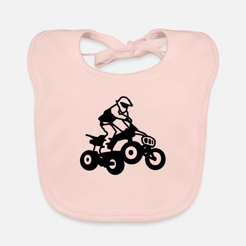 quad quadricycle Bavoir bio Bébé