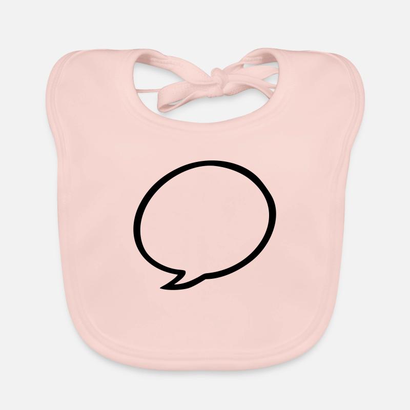 Sprechblase Baby Bio-Lätzchen