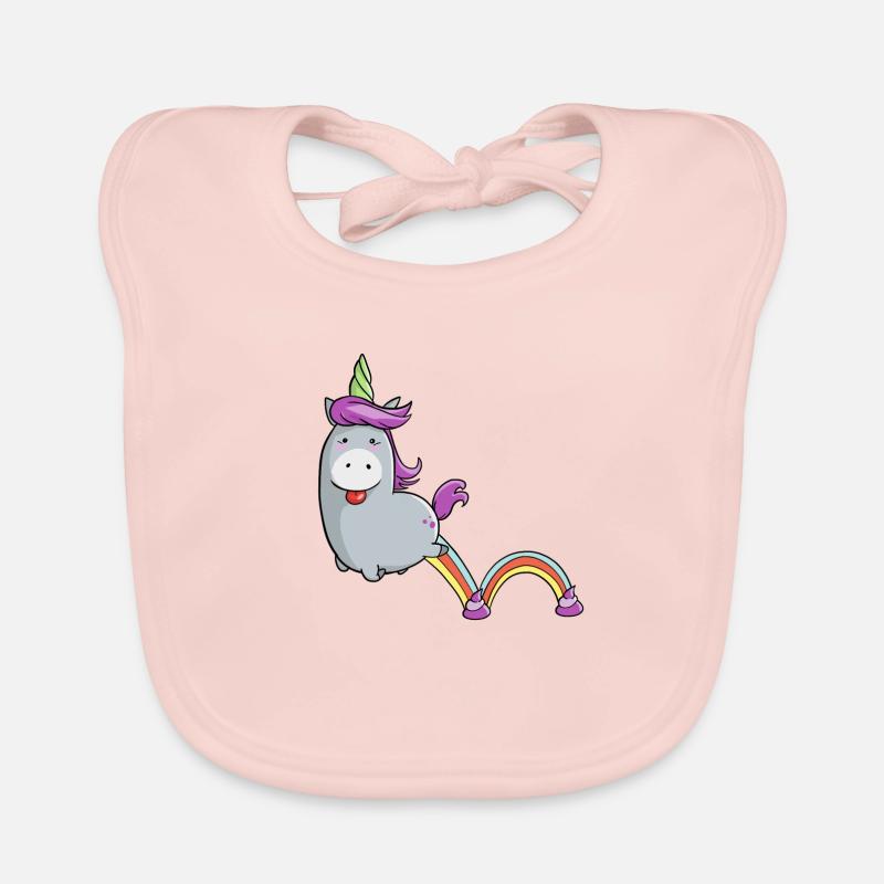 Einhorn Einhorn Baby Bio-Lätzchen