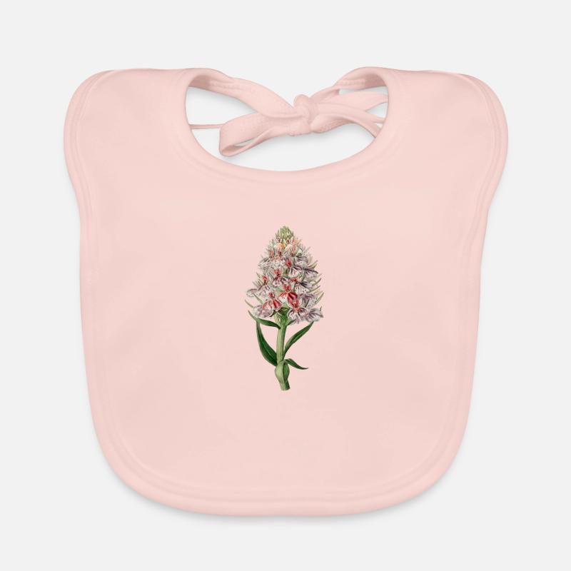 Blüte Orchidee Knabenkraut - Bavoir bio Bébé - rose