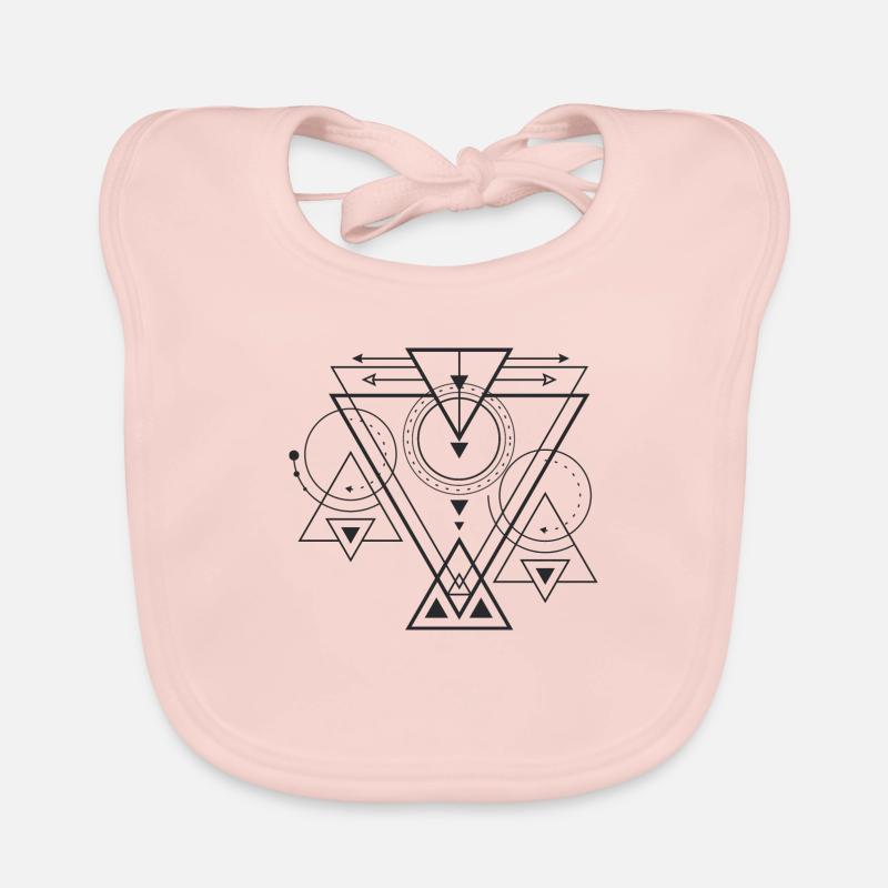 Geometry Organic Baby Bibs