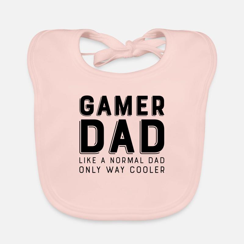Gamer dad Organic Baby Bibs