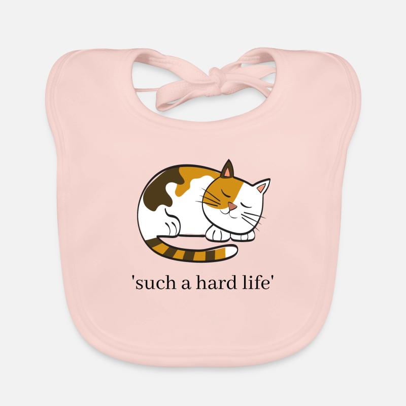 Katzenzitat Baby Bio-Lätzchen