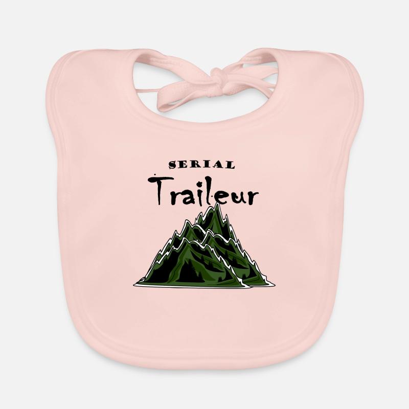 Trail Serial traileur Bavoir bio Bébé