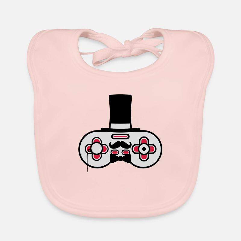 Gentlemen alter Controller Retro Baby Bio-Lätzchen