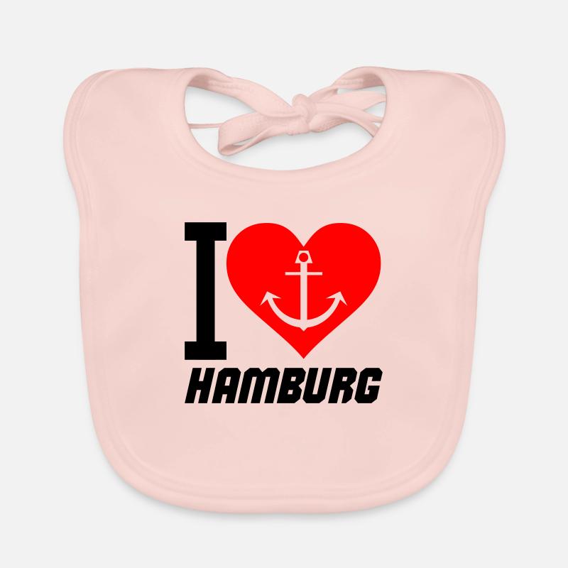 J’adore Hambourg Bavoir bio Bébé