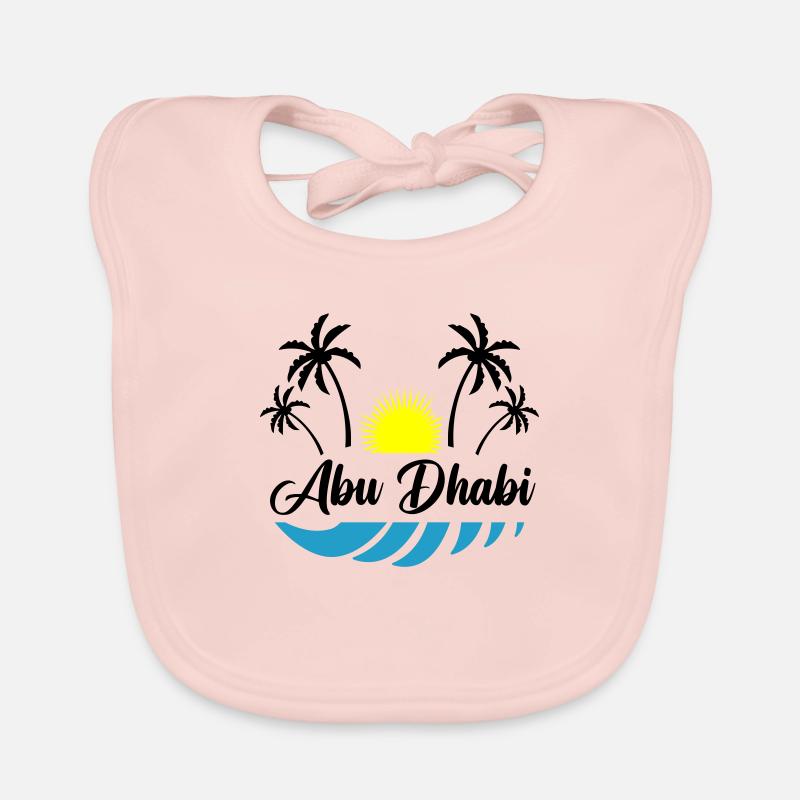 abu dhabi - Baby Bio-Lätzchen - Rose