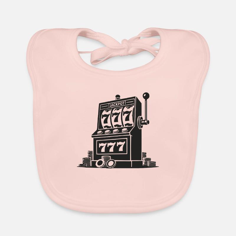 Jackpot Machine Organic Baby Bibs