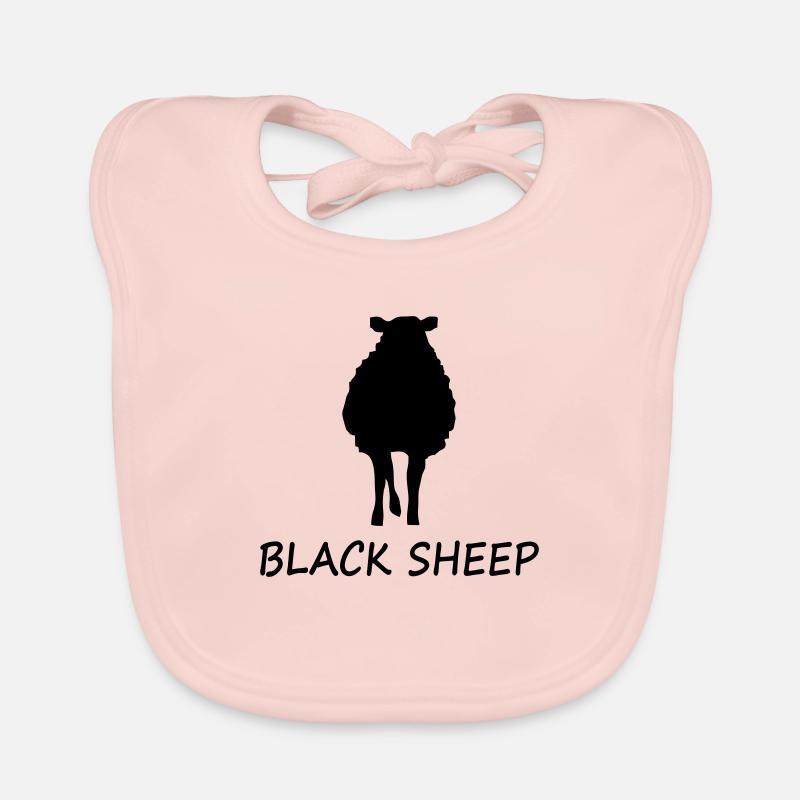 Mouton noir Bavoir bio Bébé