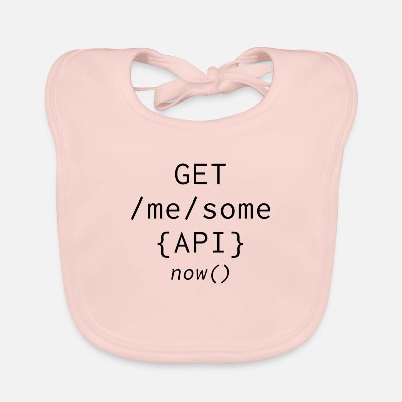 Api Programming Informatic Geschenk Spruch Baby Bio-Lätzchen