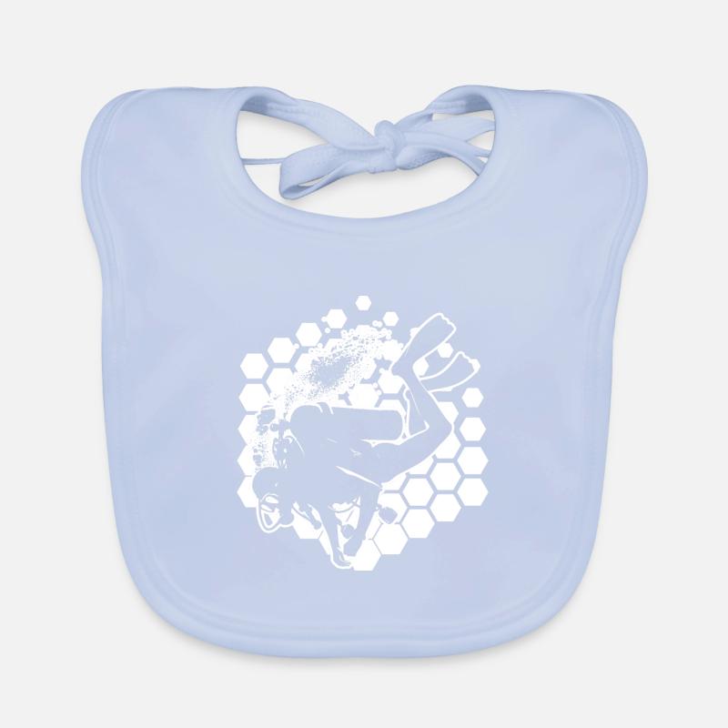 Plongeuse Femme Plongée Libre Plongeuse Plongeuse Plongée Bavoir bio Bébé