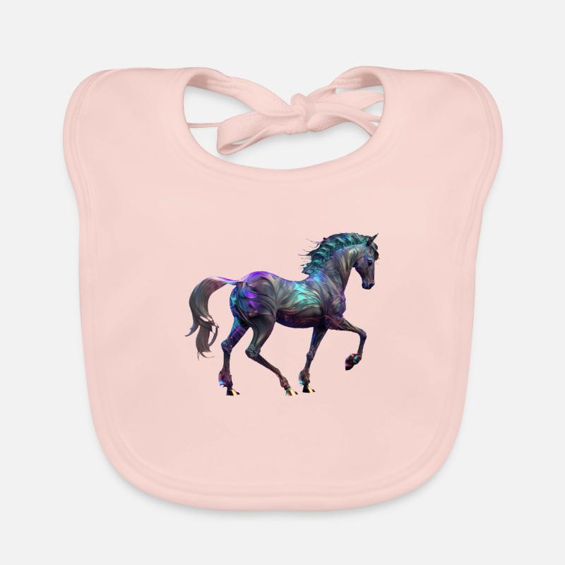 Équitation Bavoir bio Bébé