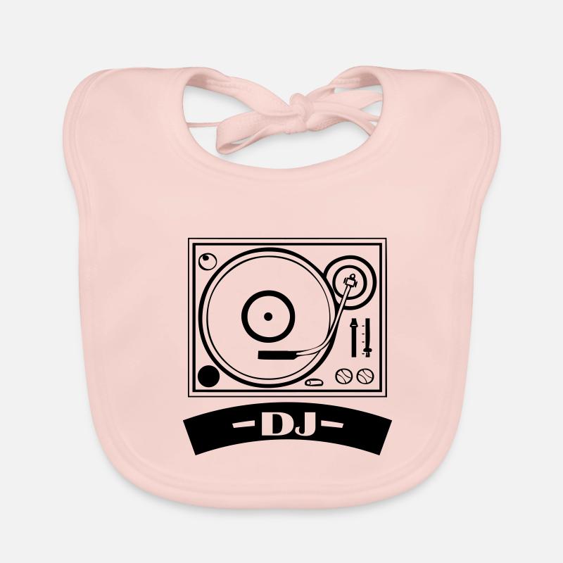 turntable dj Baby Bio-Lätzchen