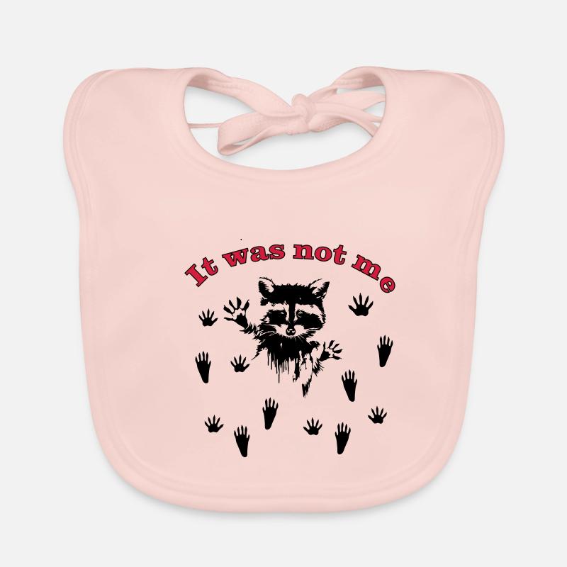 Raton laveur / raton laveur Bavoir bio Bébé