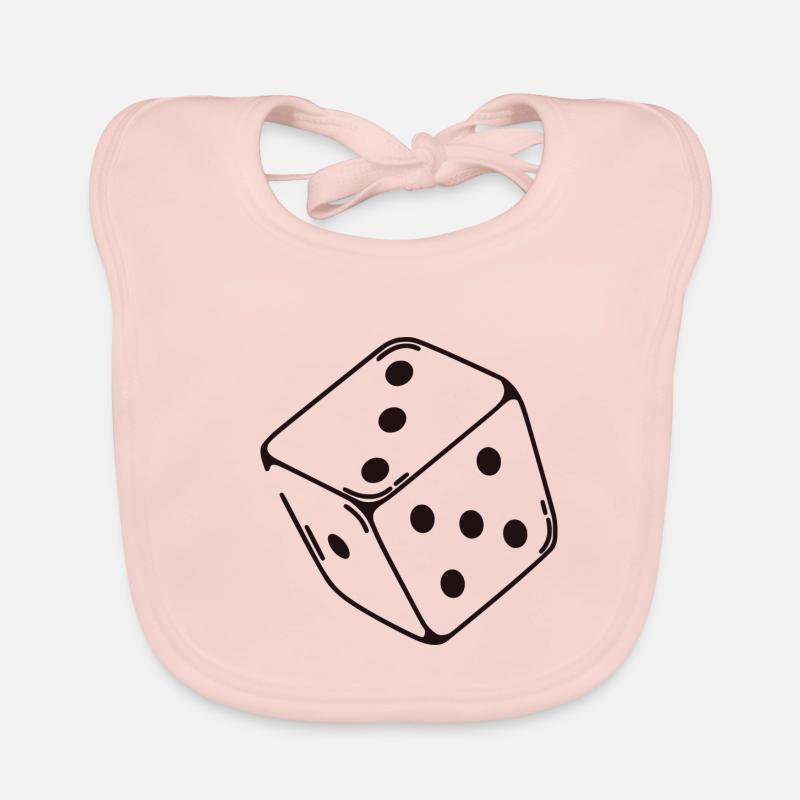 Lucky dice Organic Baby Bibs