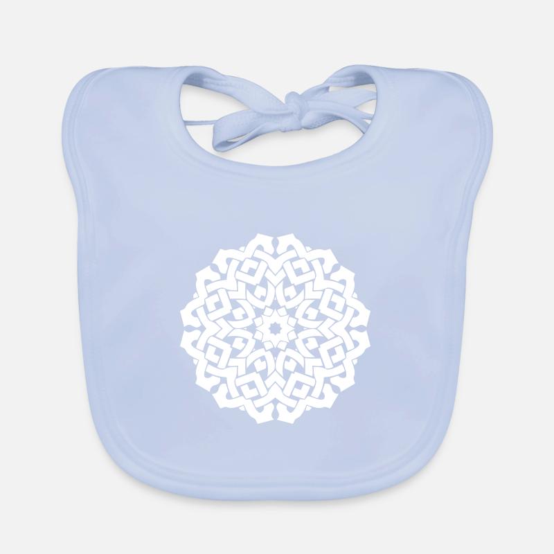 Celtic Mandala Organic Baby Bibs