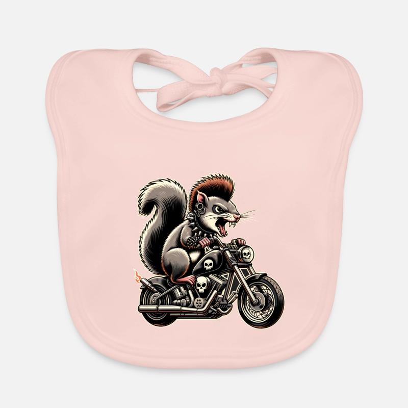 Moto Concombre Aventure Liberté Bavoir bio Bébé