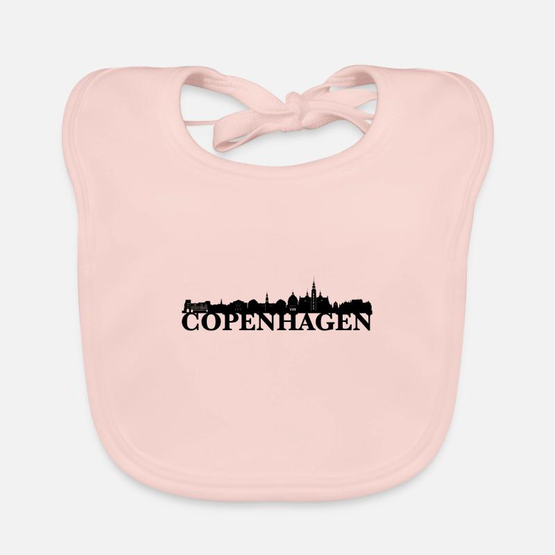 Idée cadeau Horizon Copenhague Danemark Bavoir bio Bébé