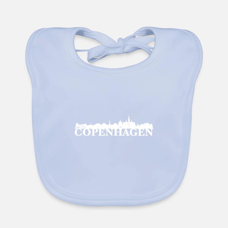 Idée cadeau Horizon Copenhague Danemark Bavoir bio Bébé