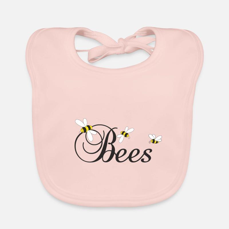 Bees, bees Organic Baby Bibs