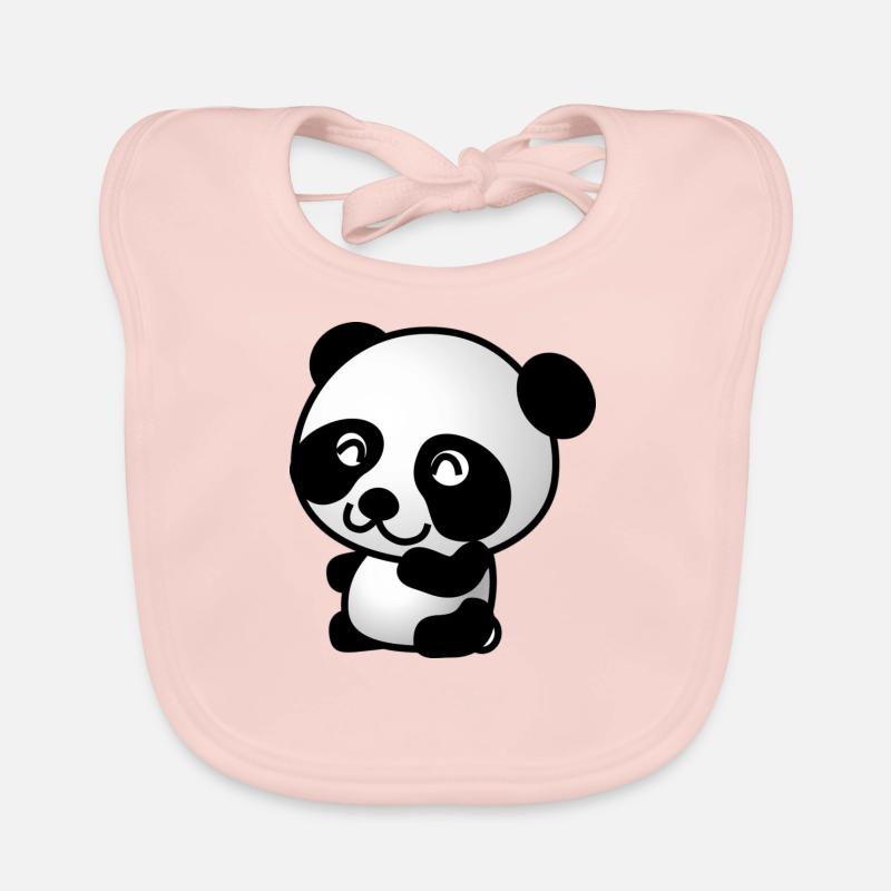Panda mignon Bavoir bio Bébé