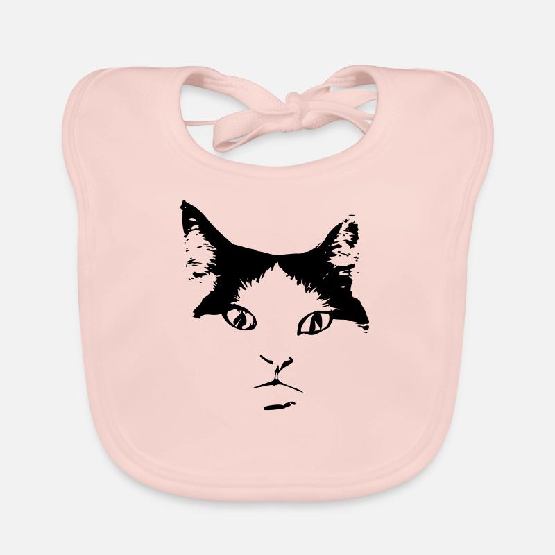 cat Organic Baby Bibs
