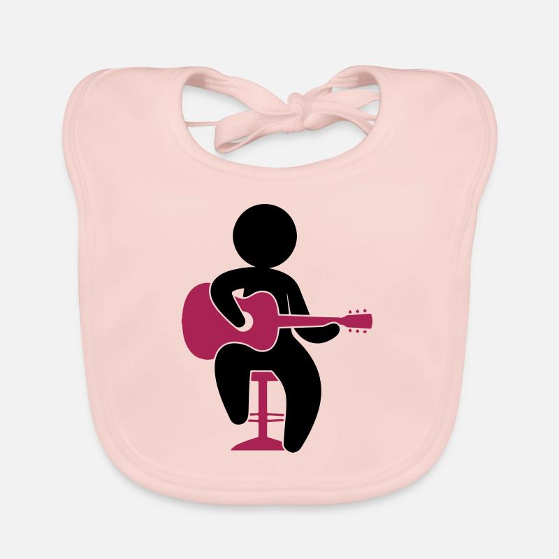 guitar Organic Baby Bibs