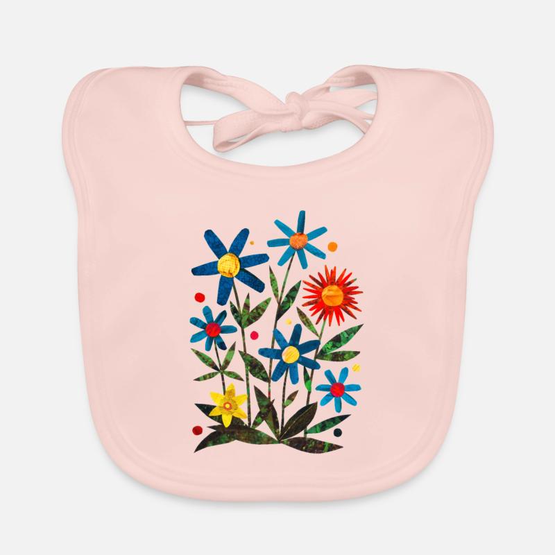 Blüten Baby Bio-Lätzchen