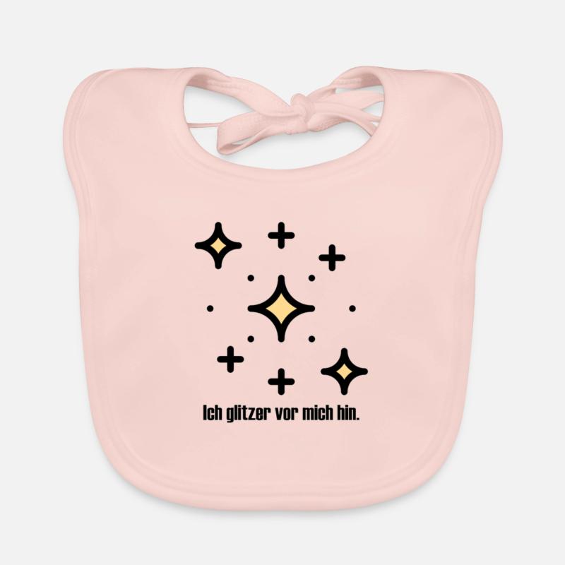 Glitzer Baby Bio-Lätzchen