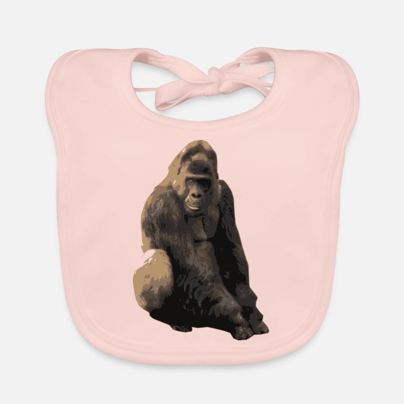 gorille Bavoir bio Bébé