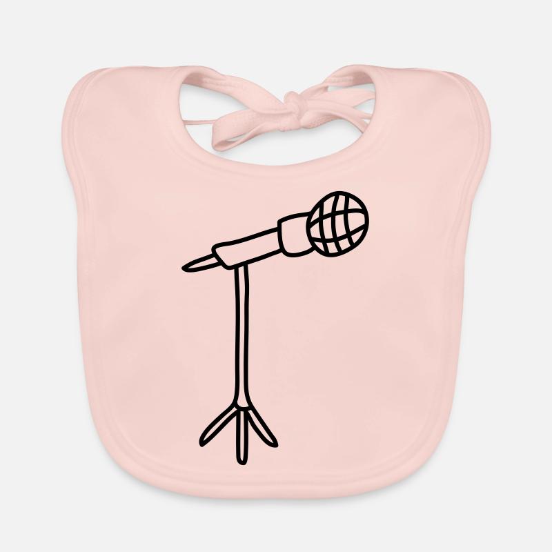 Microphone Bavoir bio Bébé
