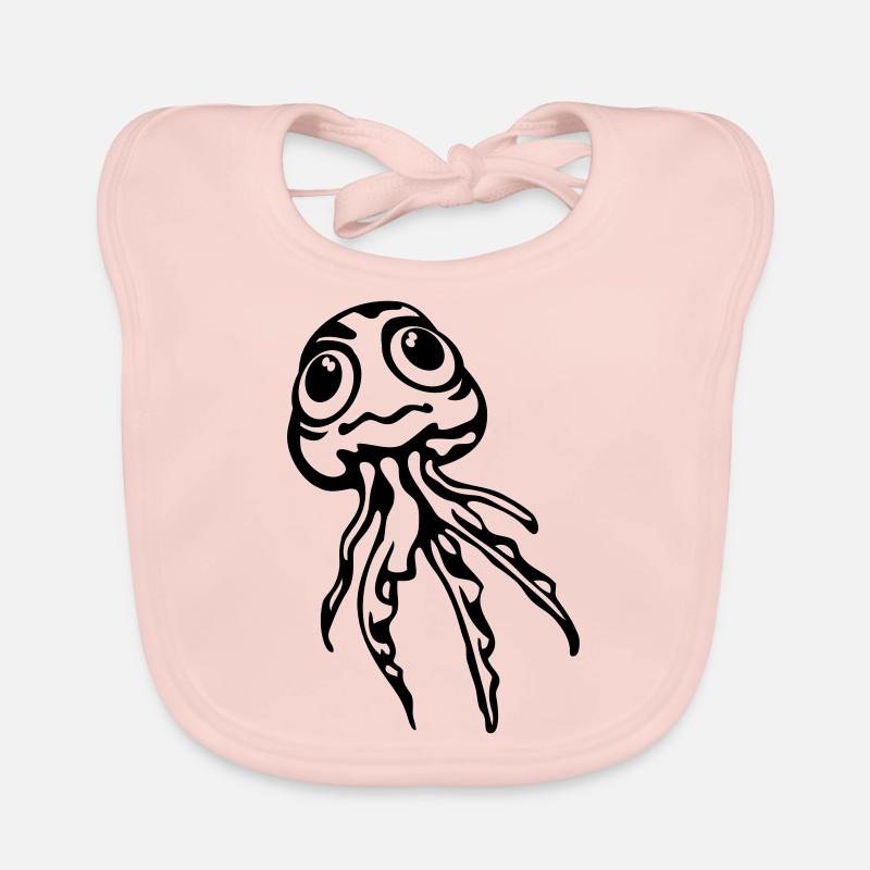 Méduse Bavoir bio Bébé